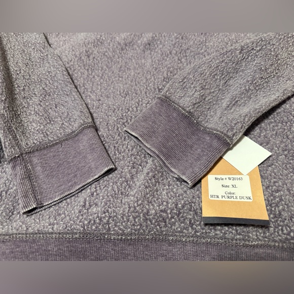 3/$15 Get Nauti in Cape Breton Reversed Style Pullover Sweatshirt in Purple - Picture 3 of 5